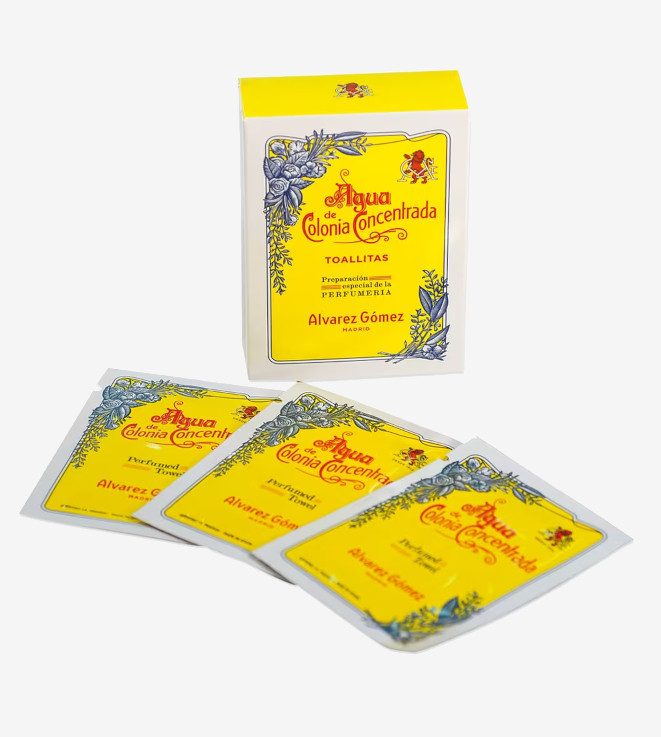TOALLITAS PERFUMADAS ALVAREZ GOMEZ 10 SOBRES