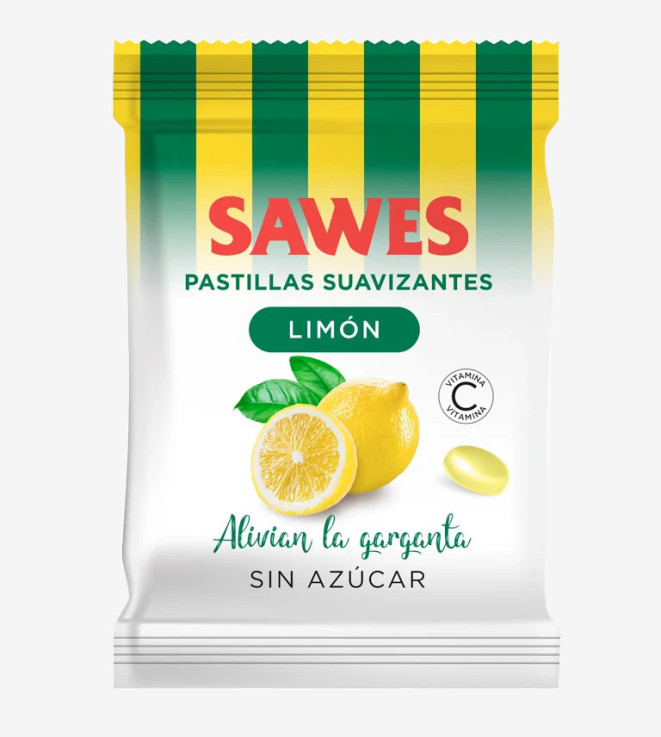SAWES CARAMELOS BOLSA SIN AZUCAR LIMON